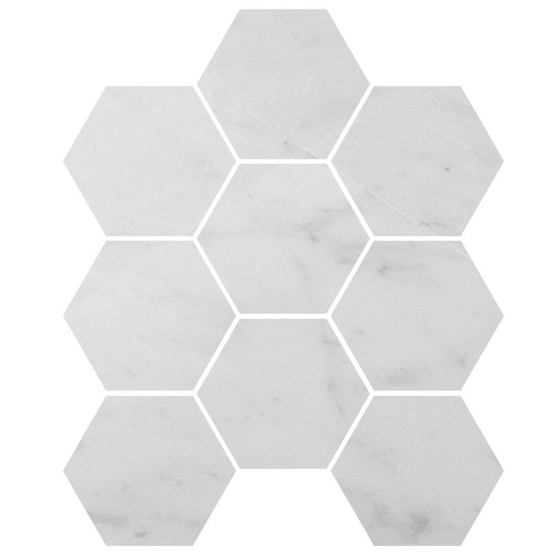 Cordelio 4" x 4" Marble Mosaic Tile Wayfair